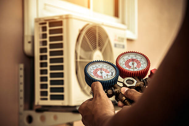 Professional Hvac technician working in Goodville, PA
